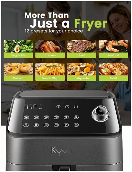 Аэрогриль Kyvol AF200W, черный от магазина Xiaomi в Омске